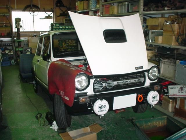 GARAGE LEGARSI メンテナンスブログアウトビアンキA112 いろいろ整備