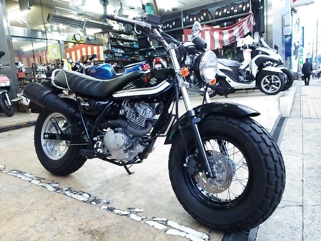 バンバン200 フロントファットタイヤ バンバン200 フロントファットタイヤ スズキ バンバン 200 フロント