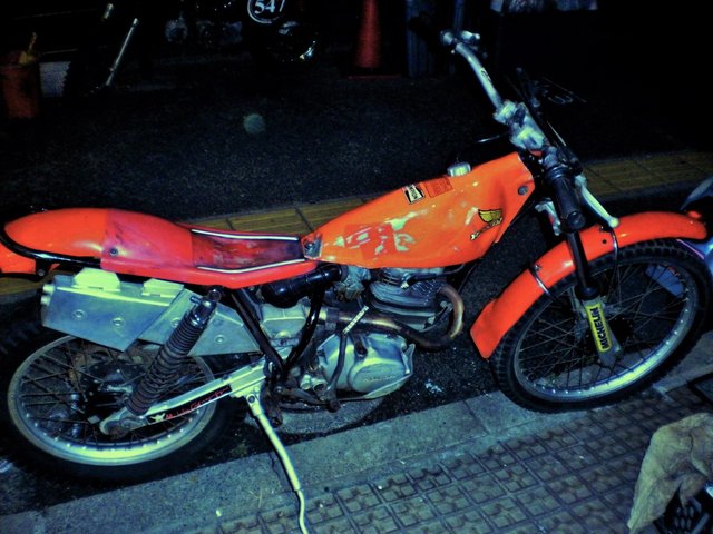 トライアル車ホンダRS200T用アルミタンク
