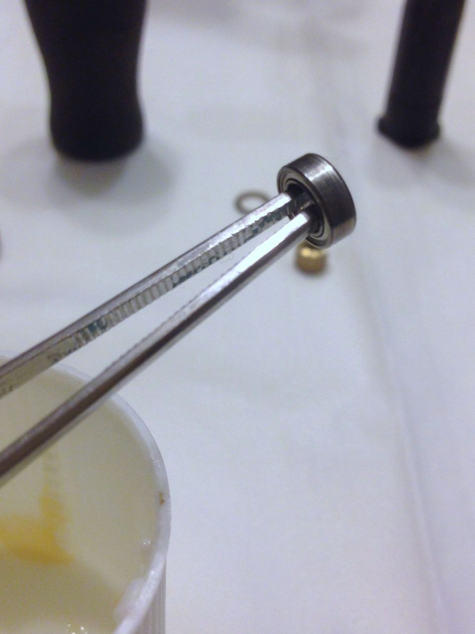 メバリングリールのメンテナンス Garage Yasu