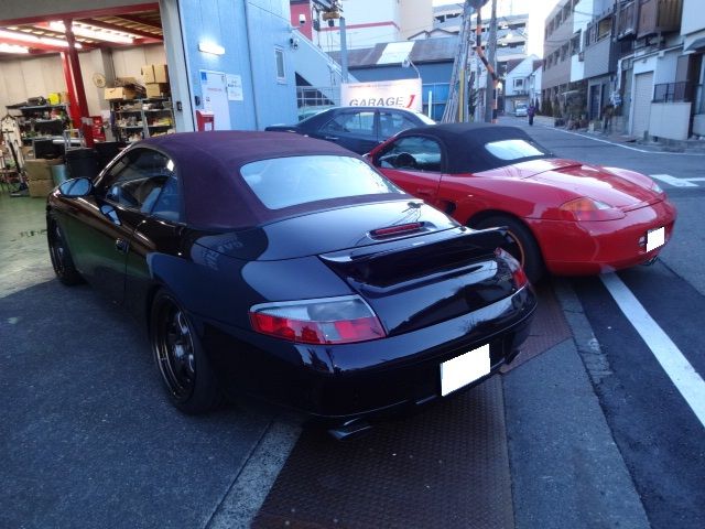 屋根なしポルシェのツーショット ポルシェ中古車販売 Garage J 屋根なしポルシェのツーショット ポルシェ中古車販売 Garage J