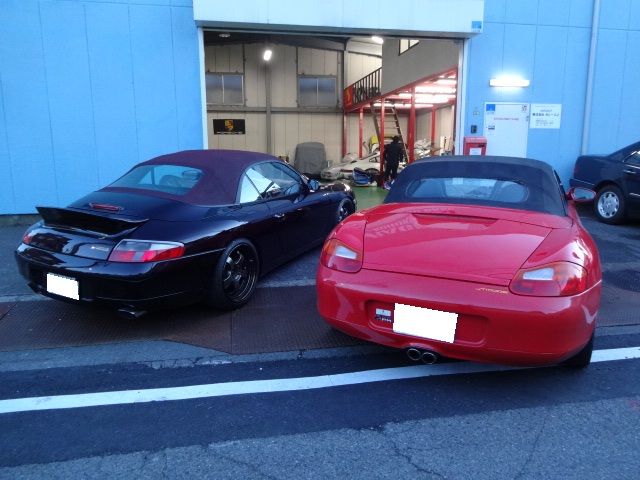 屋根なしポルシェのツーショット ポルシェ中古車販売 Garage J 屋根なしポルシェのツーショット ポルシェ中古車販売 Garage J