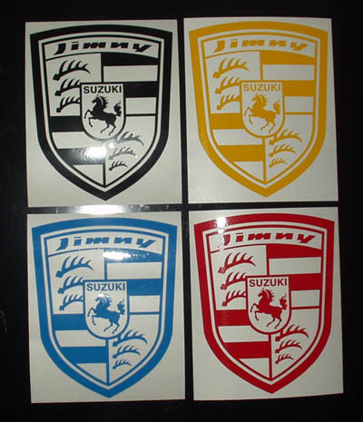 ポルシェ風エンブレムステッカー ポルシェ中古車販売 Garage J