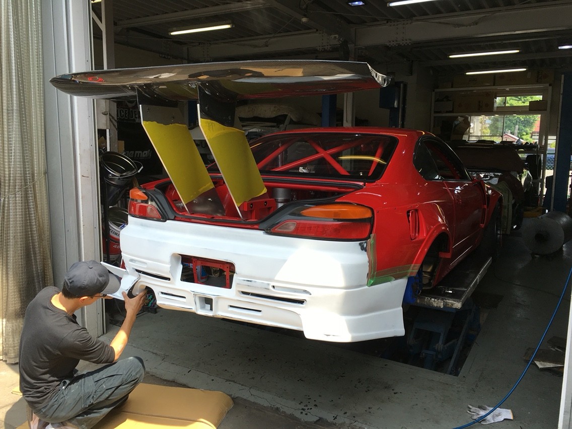 S15 シルビア s15 バンパー カット 車検 FIRST CONTACT FRP製 
