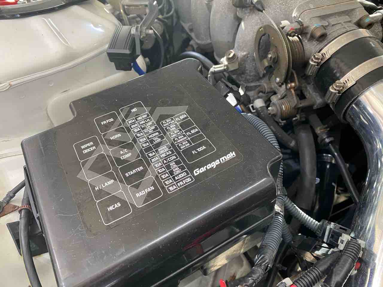 S15シルビア用ヒューズボックスステッカー Garagemak Blog