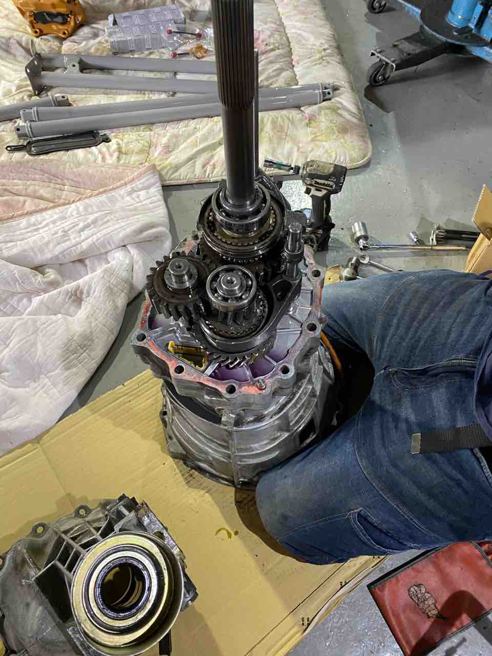 RB25ミッション オーバーホール : GARAGEMAK BLOG