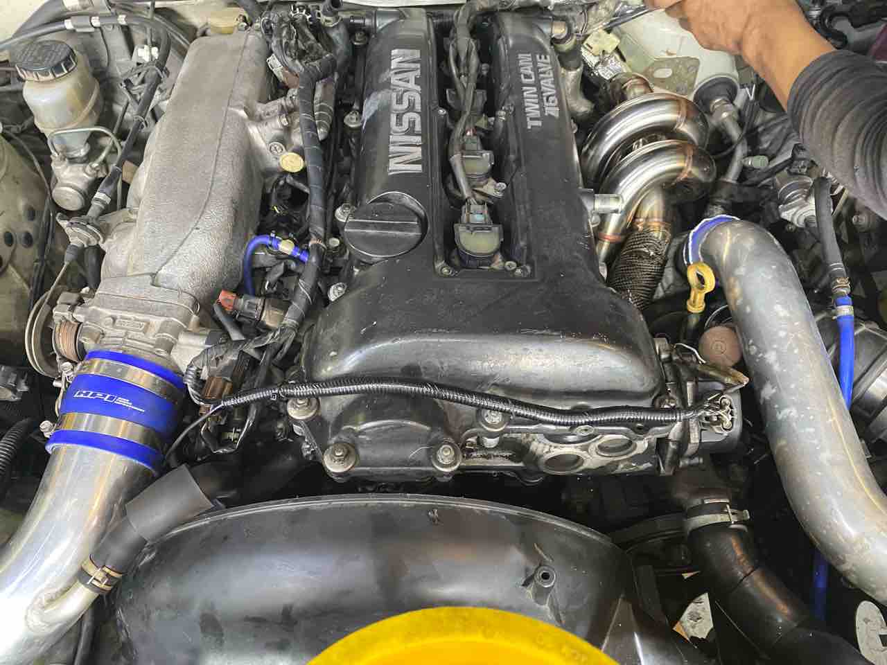 S14シルビア ヘッドガスケット、エキマニ交換4 : GARAGEMAK BLOG