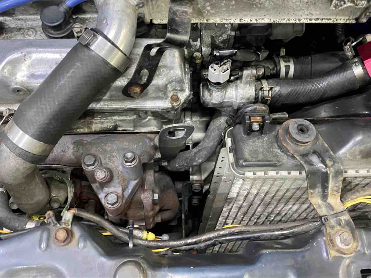 アルトワークス オイル漏れ修理 Garagemak Blog