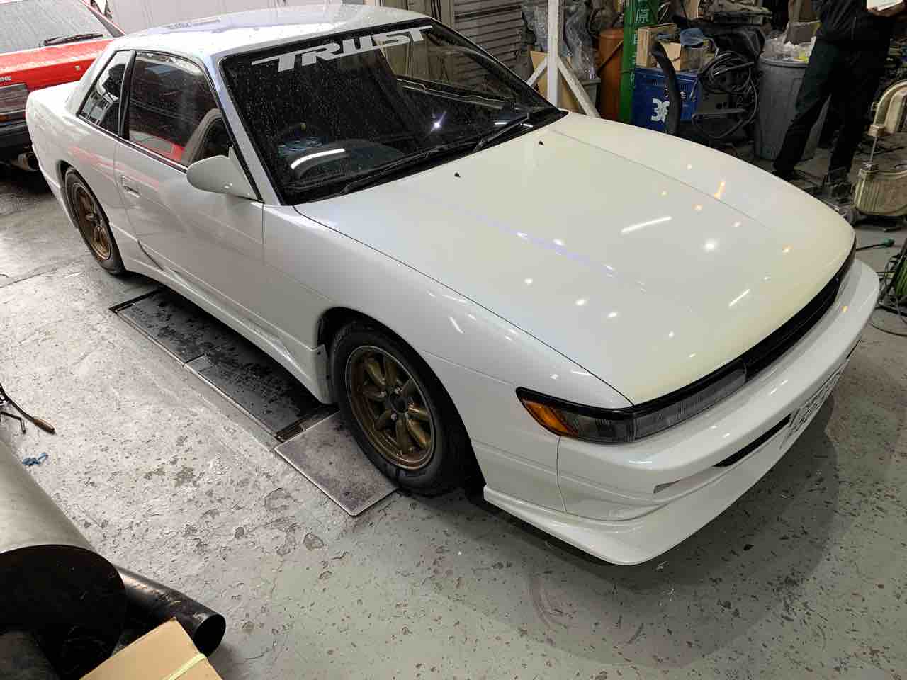 S13シルビア ミラー リップ塗装取り付け2 Garagemak Blog S13シルビア ミラー リップ塗装取り付け2 Garagemak Blog