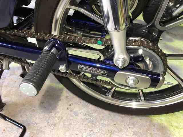 スーパーカブc125チェーン調整 ガレージネバーランドの週刊カスタム情報