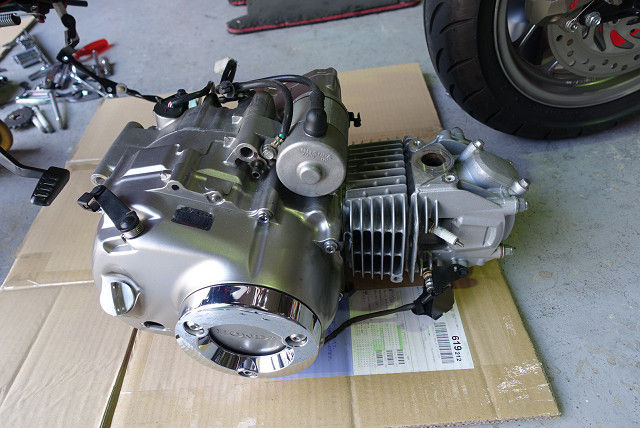 モンキー125グロムエンジン換装 ガレージネバーランドの週刊カスタム情報