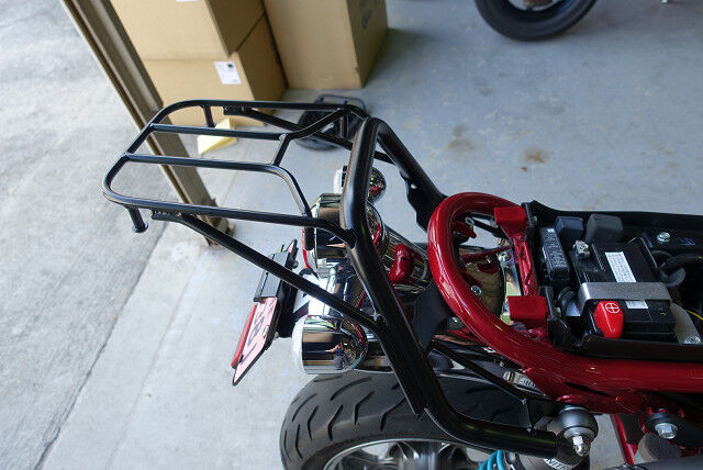 モンキー125キタコリヤキャリヤ取り付け ガレージネバーランドの週刊カスタム情報