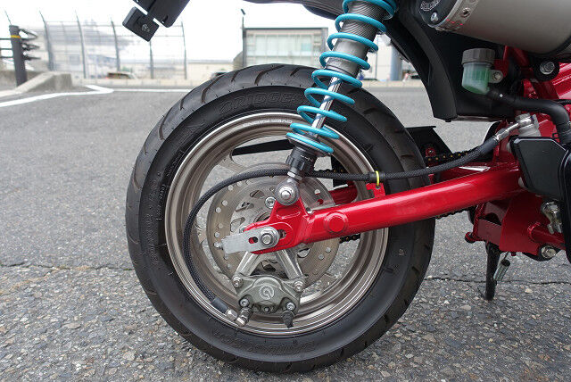 モンキー125 OVERレーシングGP-6アルミ鍛造ホイール取り付けその モンキー125 OVERレーシングGP-6アルミ鍛造ホイール取り付けその