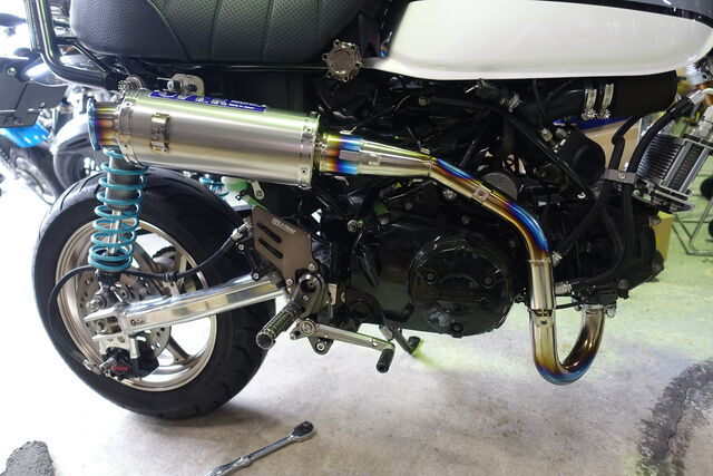 モンキーオーバーレーシングステンレスマフラー モンキー125（JB02