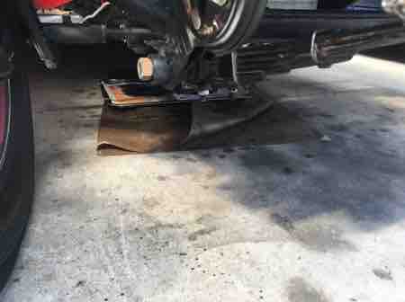 冷却水漏れ Garege Cafe のすひろ