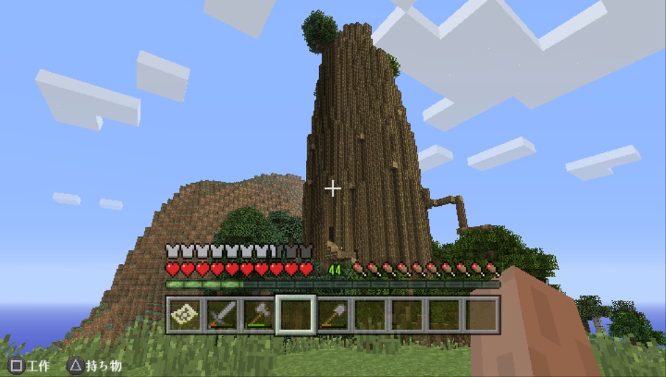 マイクラ日記 その２ 世界樹 雲の上いったで 第13独立玉砕部隊