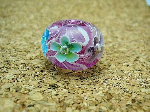 点打ち修行 水中花 ガラス工房 邦