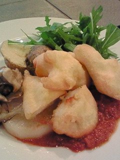 マトウ鯛のベニエ トマトソース Today S Lunch Pintino