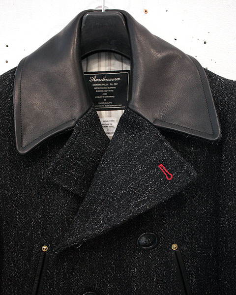 Rags MCGREGOR 襟裏馬革 Pコート