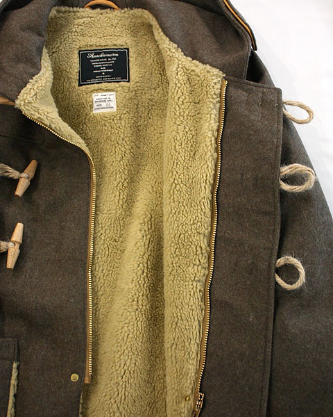 ANACHRONORM Clothing】Melton Duffel Coat : GARDEN