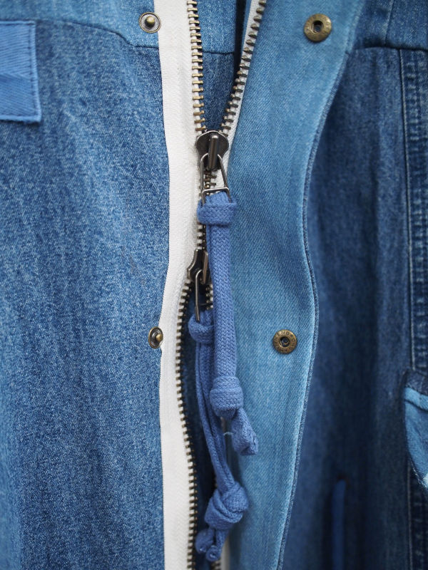 Nasngwam.】BARBARIAN MODS COAT / DENIM : GARDEN