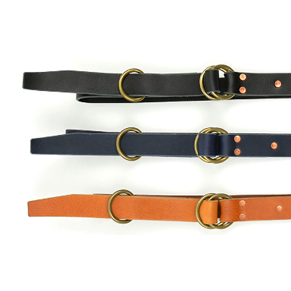 ANACHRONORM Clothing】LEATHER Ring Belt by ”LEFT HAND” : GARDEN