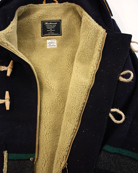 アナクロノーム　ダッフルコート ANACHRONORM Clothing】Melton Duffel Coat : GARDEN