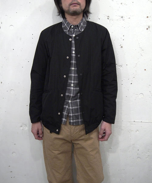 A Vontade】 No Collar Coach Jacket : GARDEN