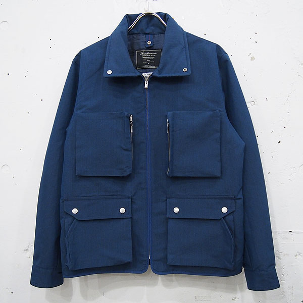 ANACHRONORM】INDIGO GROSGRAIN FIELD JACKET : GARDEN