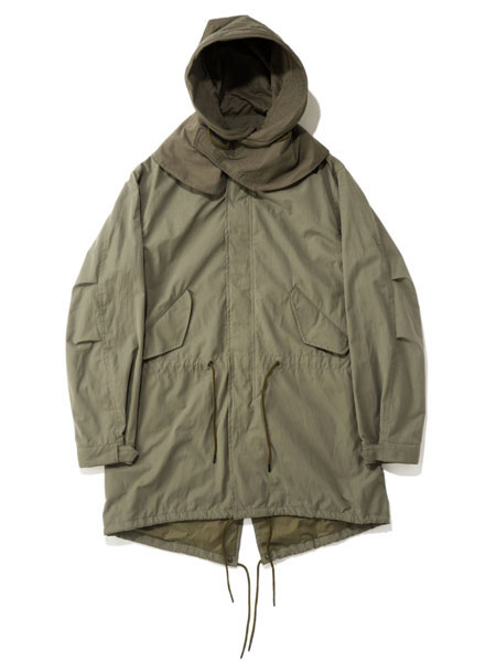 BAL】2TONE FISHTAIL PARKA : GARDEN