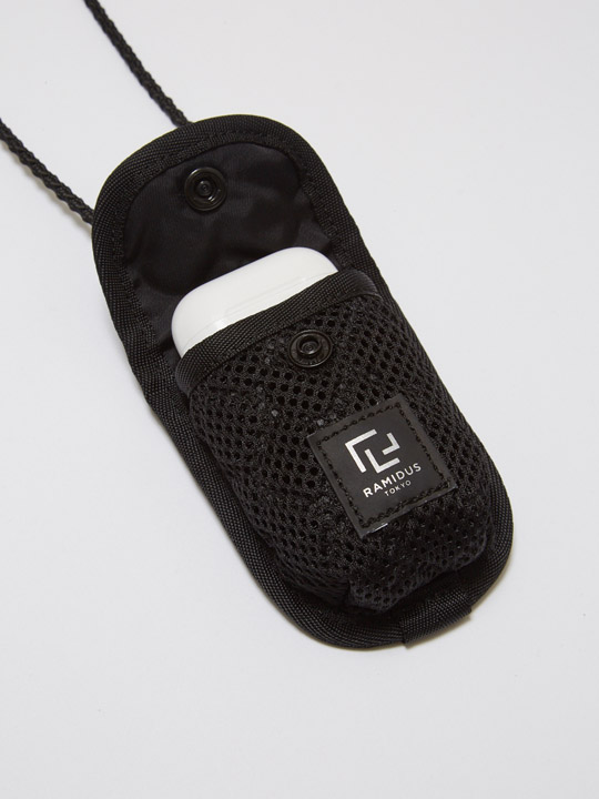 BAL RAMIDUS Airpodsケース BAL】BAL/RAMIDUS QUILTING MESH EARPHONE NECK POUCH : GARDEN