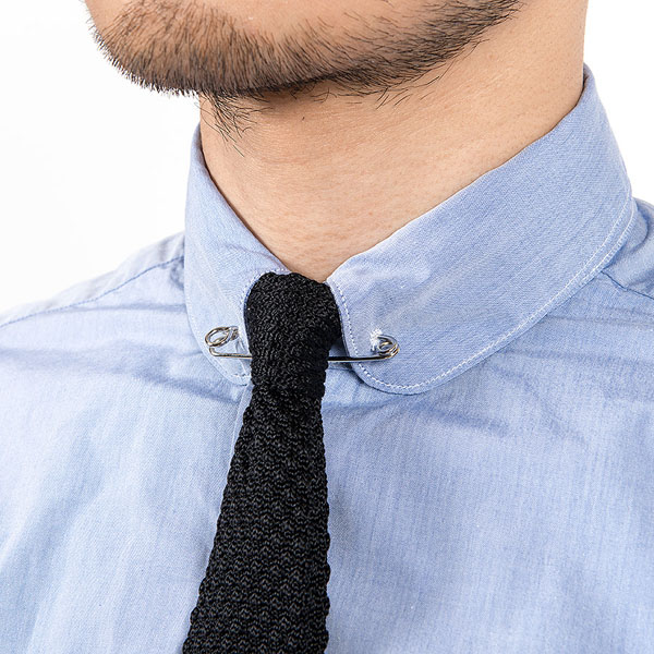 Workers Round Collar Shirt W Pinhole Polka Dot Garden