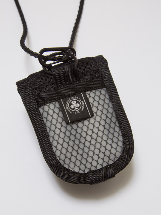 BAL】BAL/RAMIDUS QUILTING MESH EARPHONE NECK POUCH : GARDEN