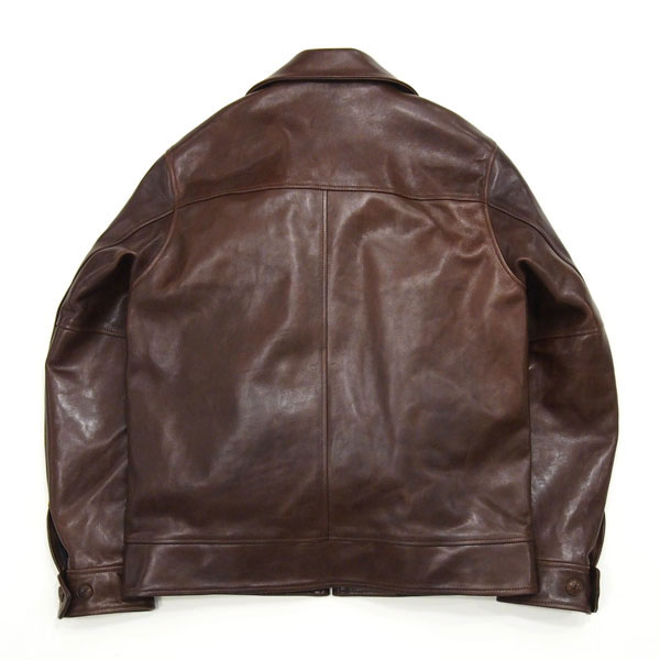 ANACHRONORM】WAX LEATHER SPORT JACKET : GARDEN ANACHRONORM】WAX LEATHER SPORT JACKET : GARDEN