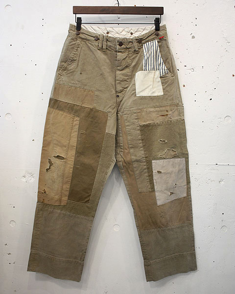 ANACHRONORM Reading】Chino Cloth Wide Work Trousers(Damaged