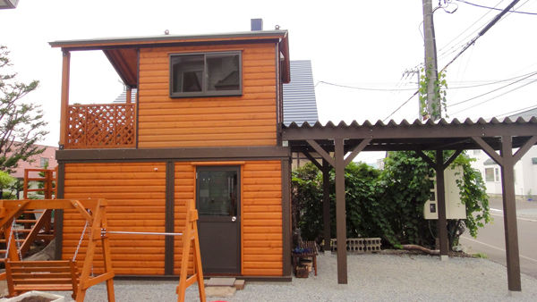 市内s様 木製カーポート 二階建ハウス Garden Factory 施工ブログ 市内s様 木製カーポート 二階建ハウス Garden Factory 施工ブログ