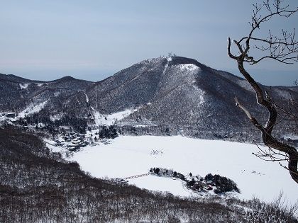 赤城山の雪景色