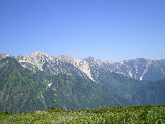 北アルプス唐松岳