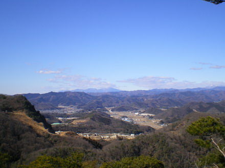 足利の大小山から大坊山