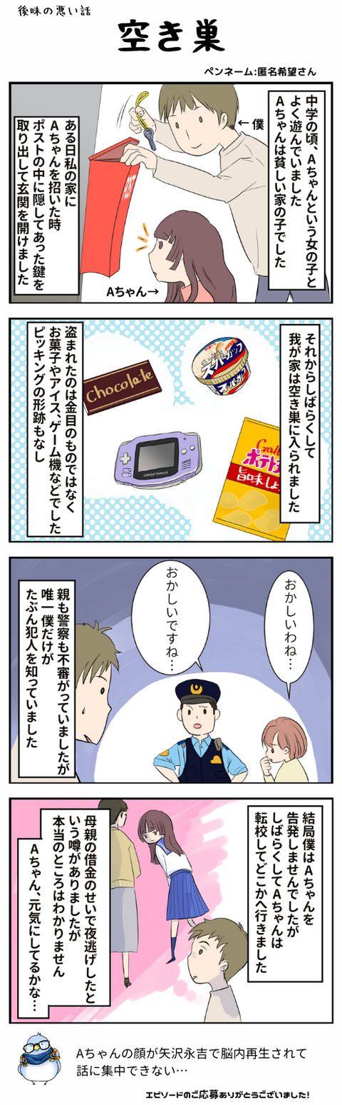 空き巣　後味の悪い話 3