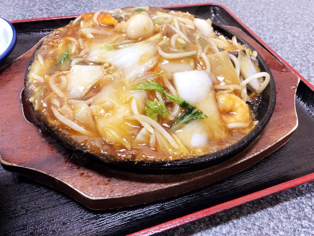 らーめん 餃子専門店満里女池店 新潟市中央区 で鉄板五目焼きそばを食べてきた ガリちゃんねる 倉庫