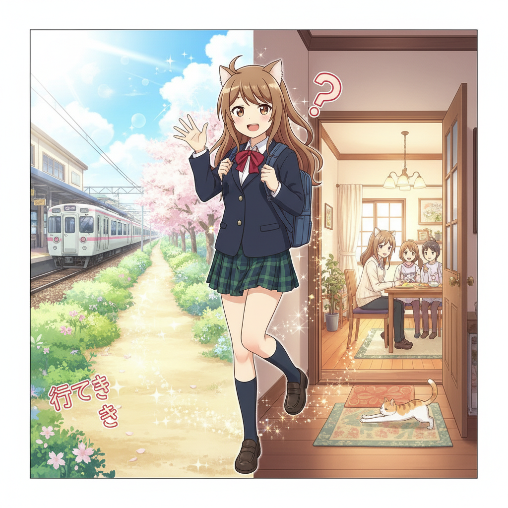 「行ってきます」 なぜ行くのに[来ます]なのか………… : ガールズVIPまとめ
