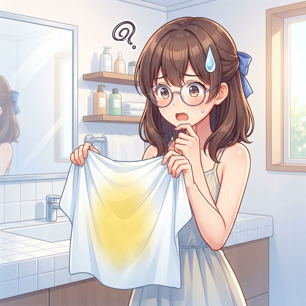 ボディシートが黄色くなる