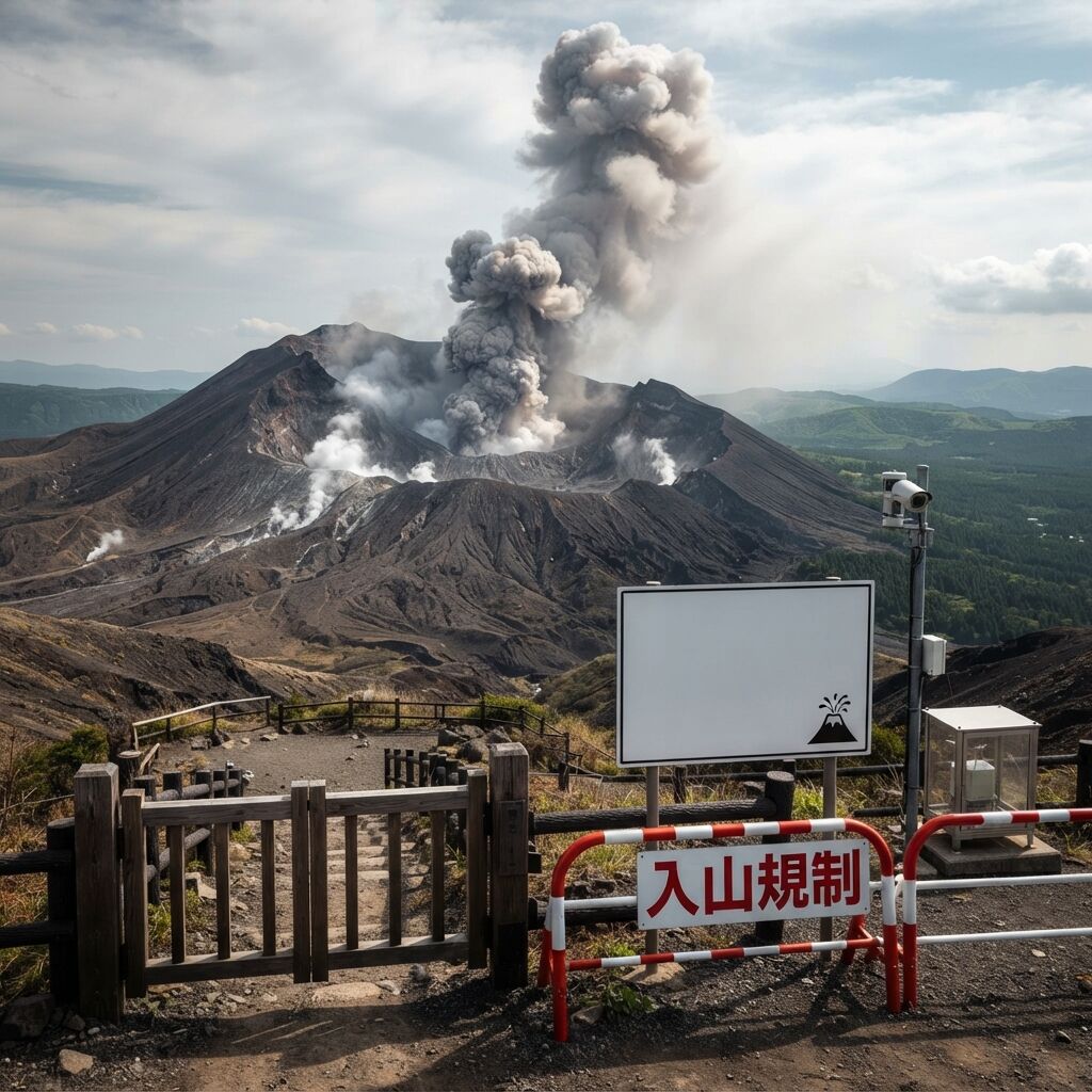 阿蘇中岳 噴火警戒レベル3"入山規制"に引き上げ 活動活発化 気象台「熊本地震との関連 分からない」