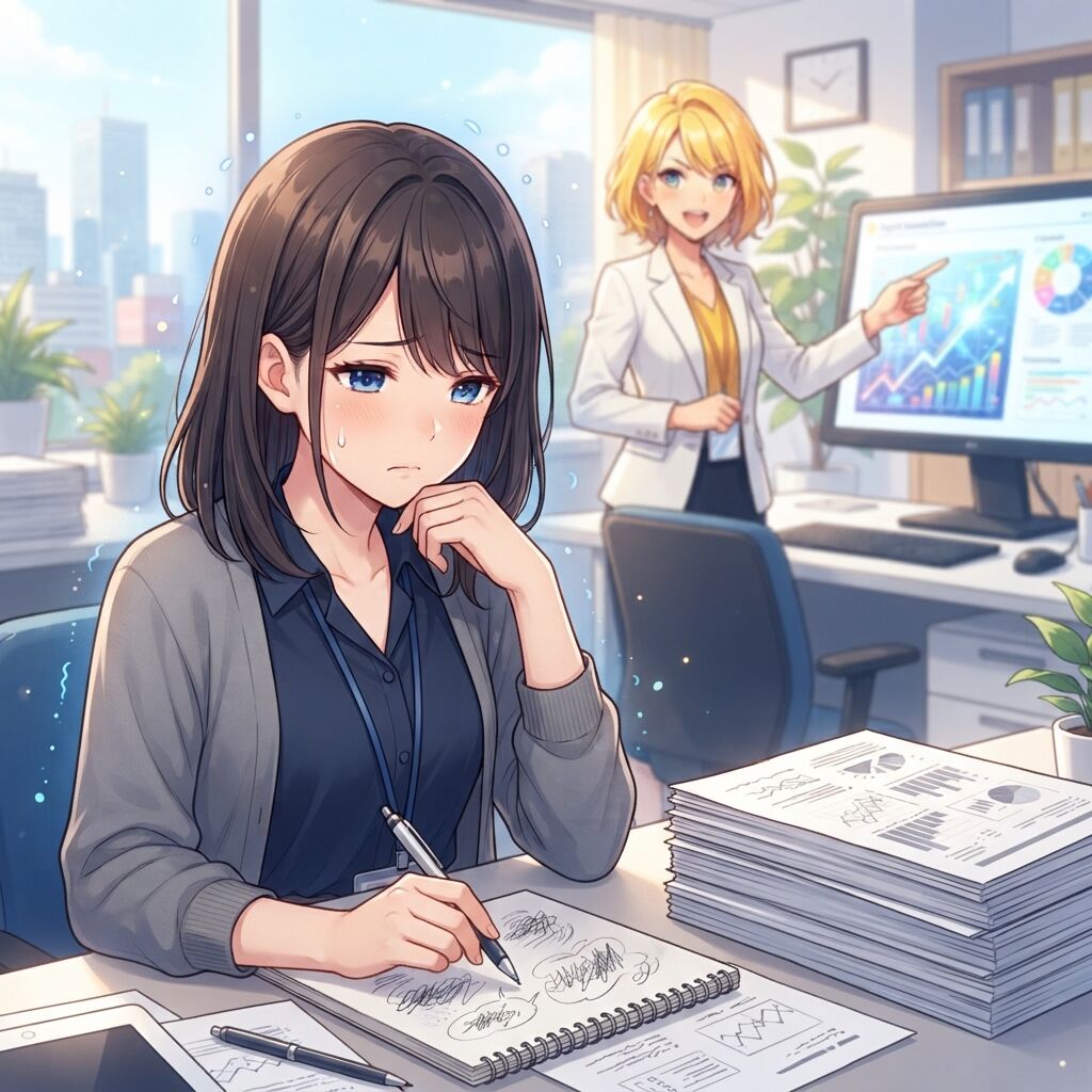 職場に優秀な人がいて自信をなくす