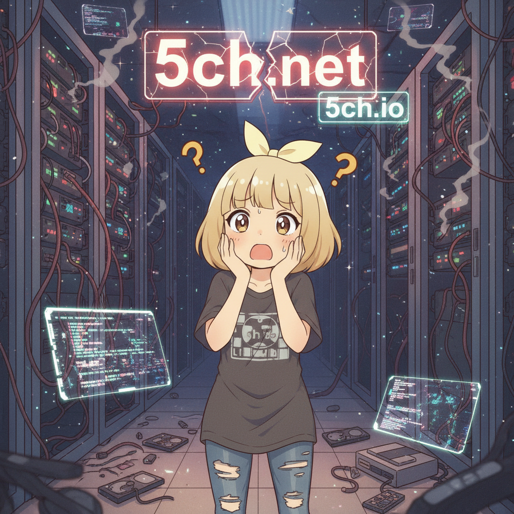 巨大掲示板「5ch」がドメインを剥奪されたことが判明、5ch.netから5ch.ioに変更して運営は続行 : ガールズVIPまとめ