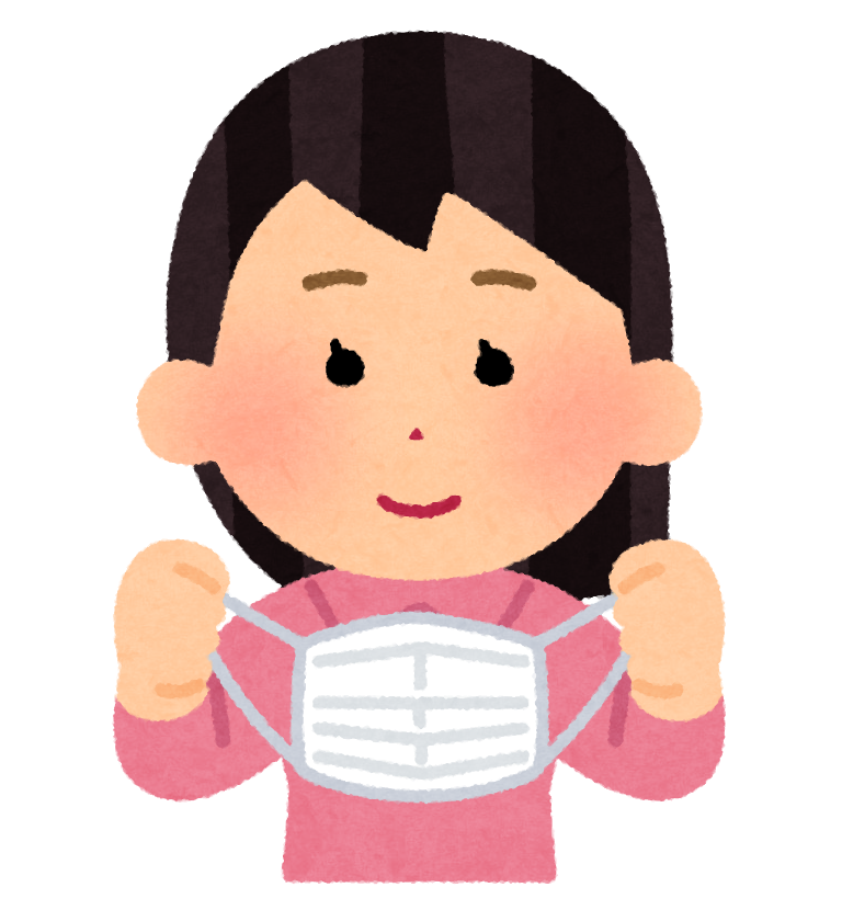 女 キャッ マスク外れちゃった 男 鼻と唇みえたっっっっっ ﾊｧﾊｧ ろいアンテナ