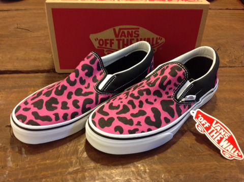 VANS Classic Slip-on LEOPARD PINK/BLACK ��� ��ǥ����� ����