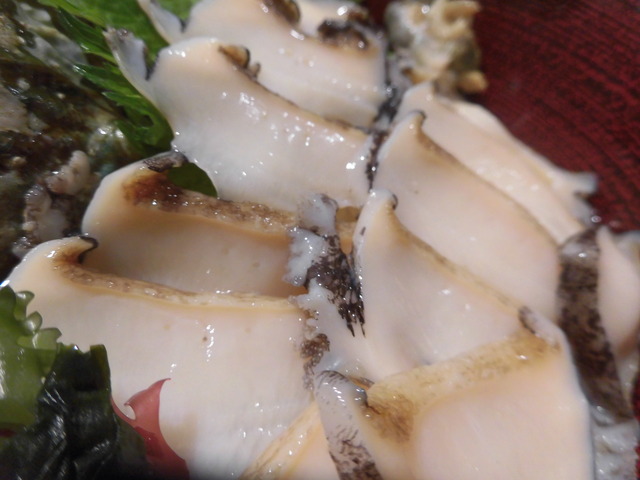 活きアワビ丼3