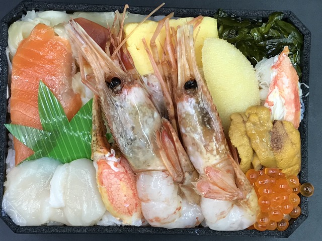 牡丹エビ大漁弁当1